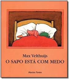 O sapo está com medo